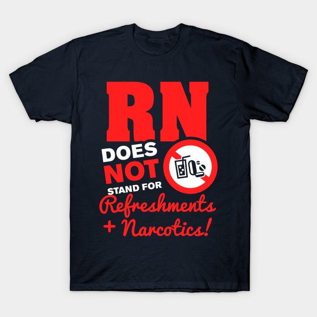 Refreshments and Narcotics T-Shirt by veerkun